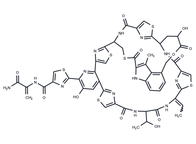 Nosiheptide Chemical Structure