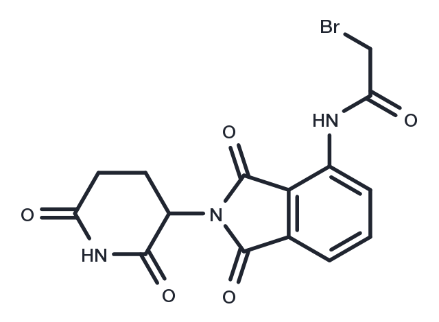 Pomalidomide-amido-C1-Br Chemical Structure