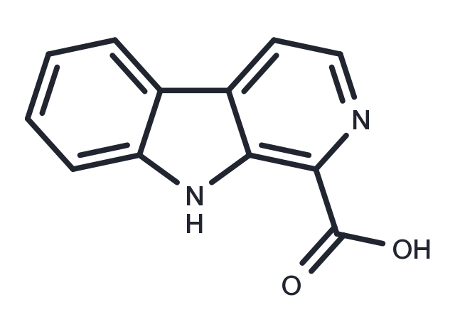 ß-Carboline-1-carboxylic acid Chemical Structure