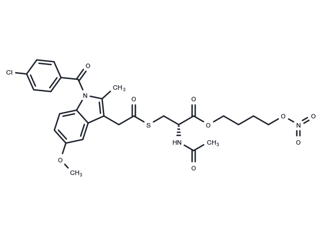 NO-Indomethacin Chemical Structure
