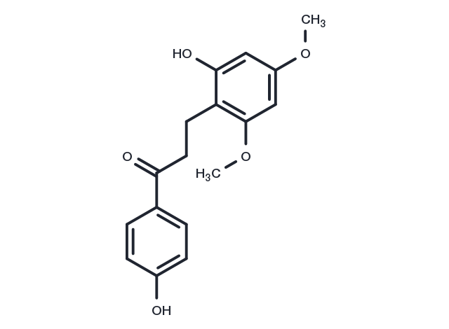 4',2-Dihydroxy-4,6-dimethoxydihydrochalcone Chemical Structure