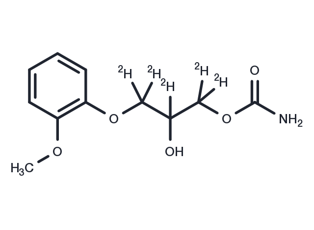 Methocarbamol D5 Chemical Structure