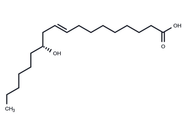 Ricinelaidic Acid Chemical Structure