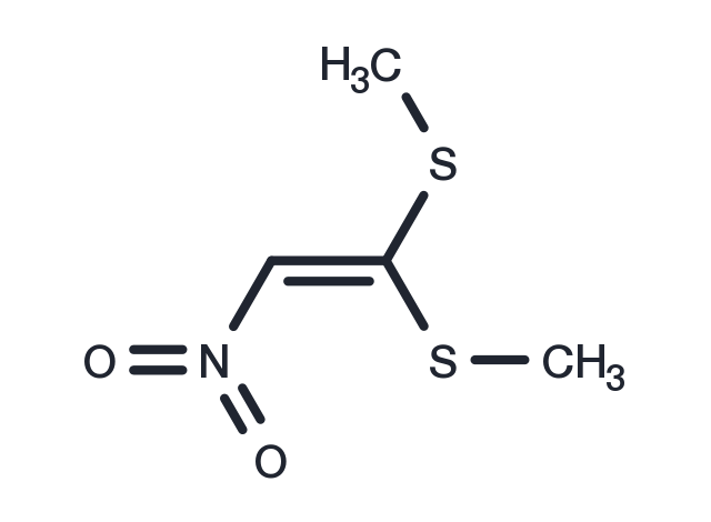 1,1-Bis(Methylthio)-2-Nitroethylene Chemical Structure