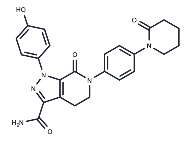O-Desmethyl apixaban Chemical Structure