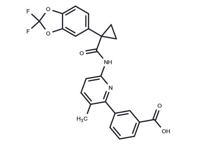 Lumacaftor Chemical Structure