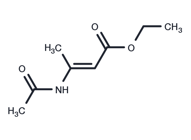(E)-Ethyl 3-acetamidobut-2-enoate Chemical Structure