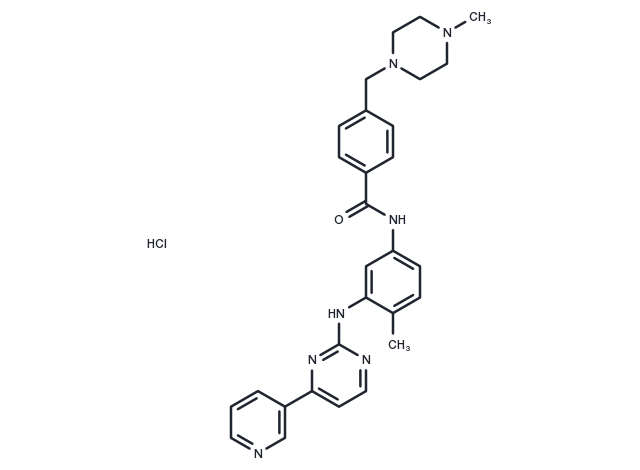 Imatinib hydrochloride Chemical Structure