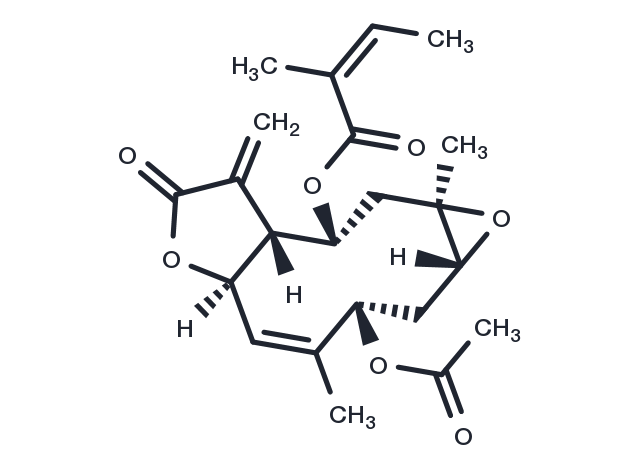 Leptocarpin acetate Chemical Structure
