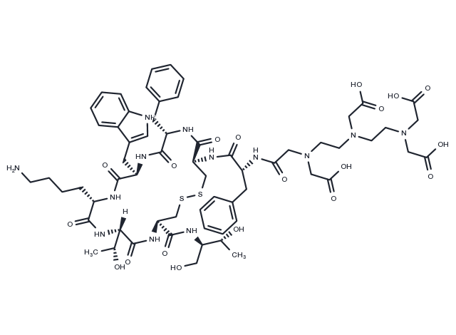Pentetreotide Chemical Structure