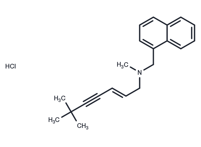Terbinafine hydrochloride Chemical Structure
