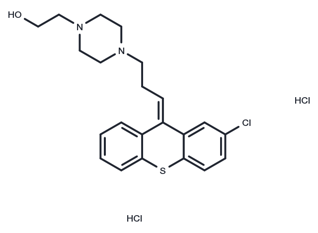 trans-Clopenthixol dihydrochloride Chemical Structure