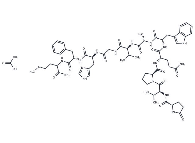 Ranatensin acetate Chemical Structure