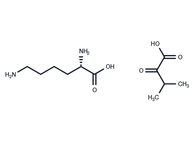 Lysine alpha-ketoisovalerate Chemical Structure