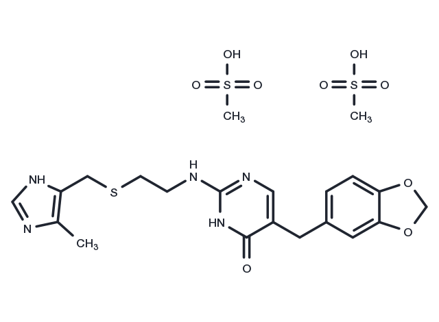 Oxmetidine mesylate Chemical Structure