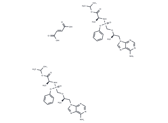 Tenofovir alafenamide hemifumarate Chemical Structure