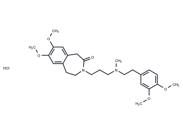 Zatebradine hydrochloride Chemical Structure