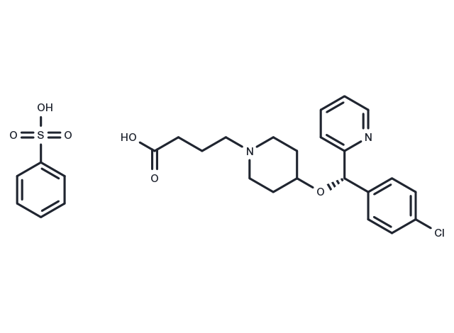 Bepotastine Besilate Chemical Structure