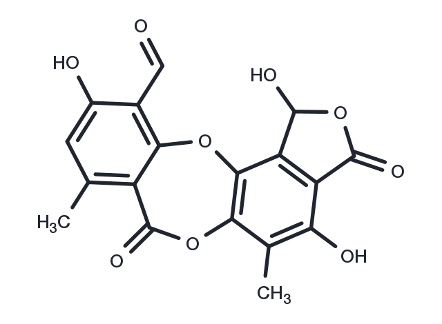 Norstictic acid Chemical Structure
