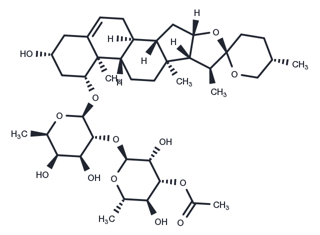 Lirioprolioside B Chemical Structure