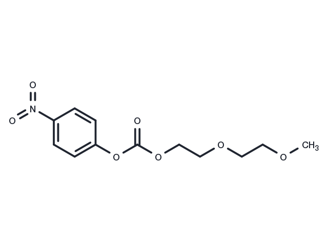 m-PEG2-4-nitrophenyl carbonate Chemical Structure