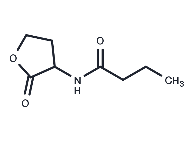 N-Butanoyl-DL-homoserine lactone Chemical Structure