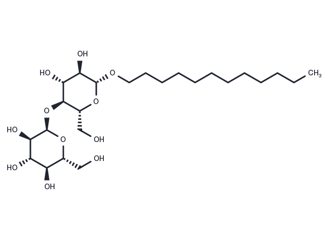 N-Dodecyl-β-D-maltoside Chemical Structure