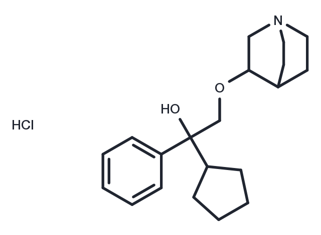 Penehyclidine hydrochloride Chemical Structure