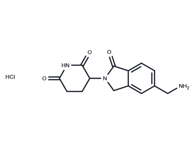 Lenalidomide-5-aminomethyl hydrochloride Chemical Structure