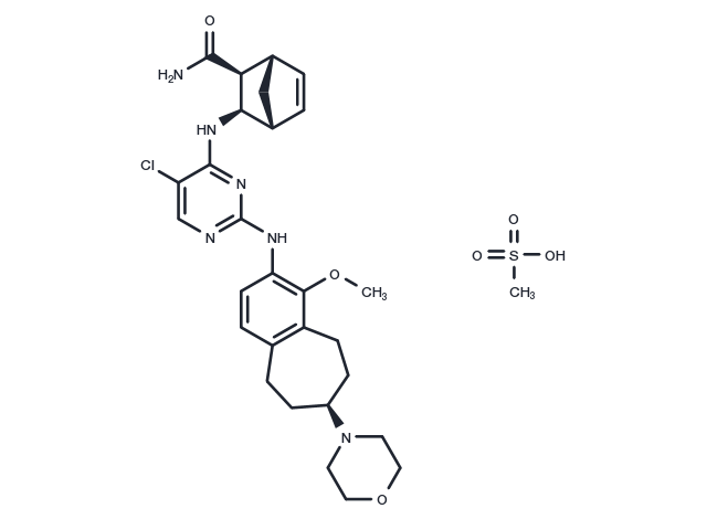 CEP-28122 mesylate salt (1022958-60-6 free base) Chemical Structure