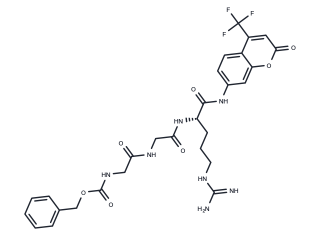 Z-Gly-Gly-Arg-AFC Chemical Structure