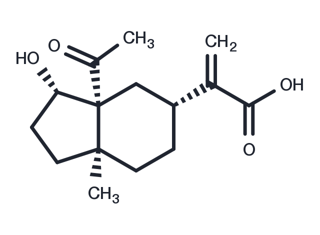 Cyperanic acid Chemical Structure