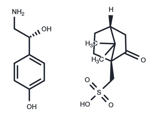 D(-)-Octopamine CSA salt Chemical Structure