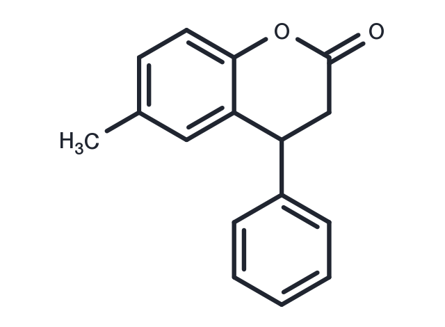 6-Methyl-4-phenylchroman-2-one Chemical Structure