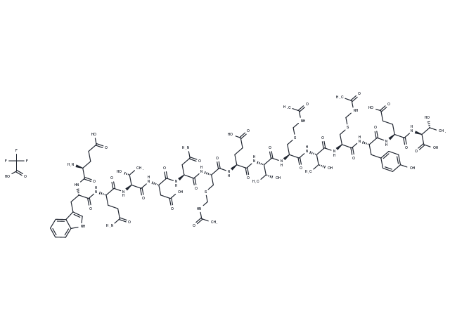 Tigapotide triflutate Chemical Structure