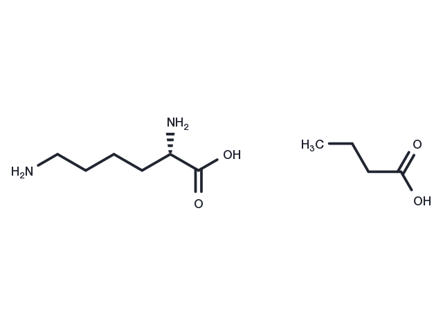 Lysine butyrate Chemical Structure