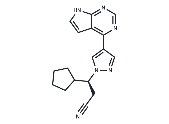 Ruxolitinib (S enantiomer) Chemical Structure