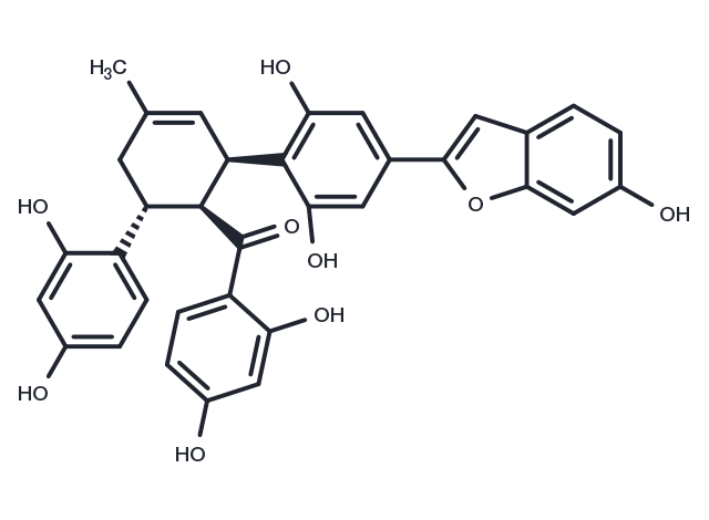 Mulberrofuran C Chemical Structure