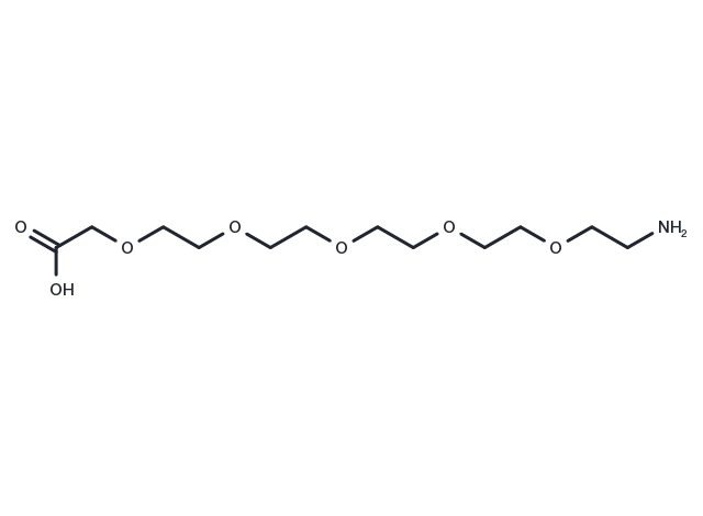 Amino-PEG5-CH2COOH Chemical Structure