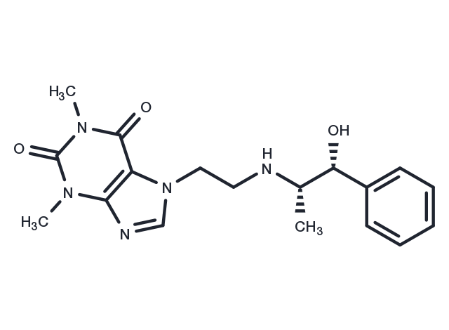 Cafedrine Chemical Structure