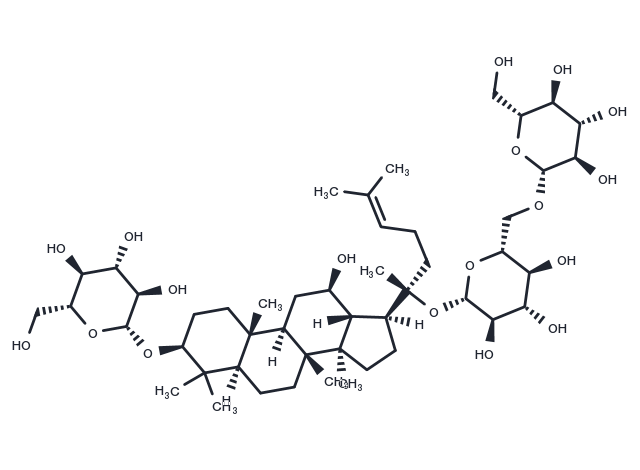 Gypenoside XVII Chemical Structure