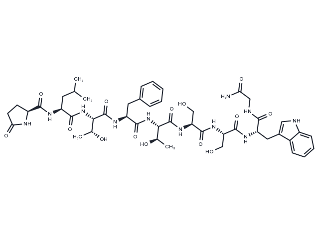 Adipokinetic hormone (Manduca sexta) Chemical Structure