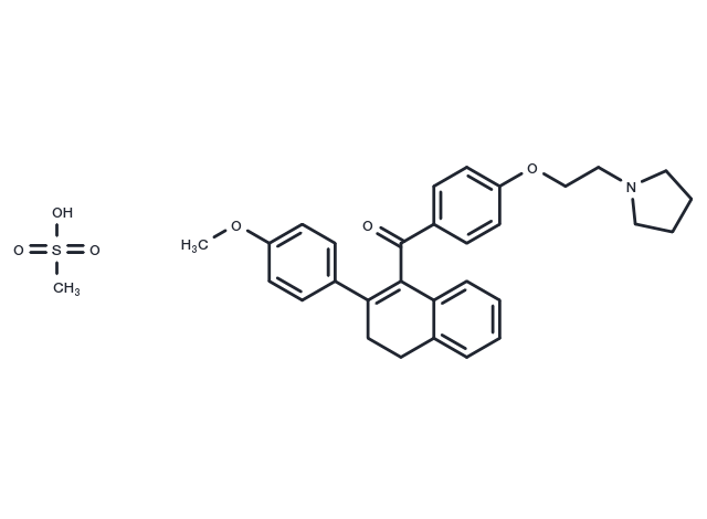 Trioxifene mesylate Chemical Structure