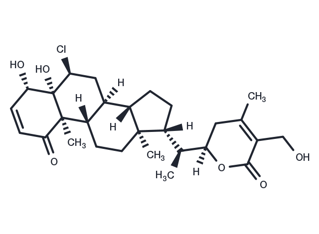 6α-Chloro-5β-hydroxywithaferin A Chemical Structure