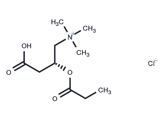 Levocarnitine propionate hydrochloride Chemical Structure