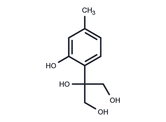 8,9,10-Trihydroxythymol Chemical Structure