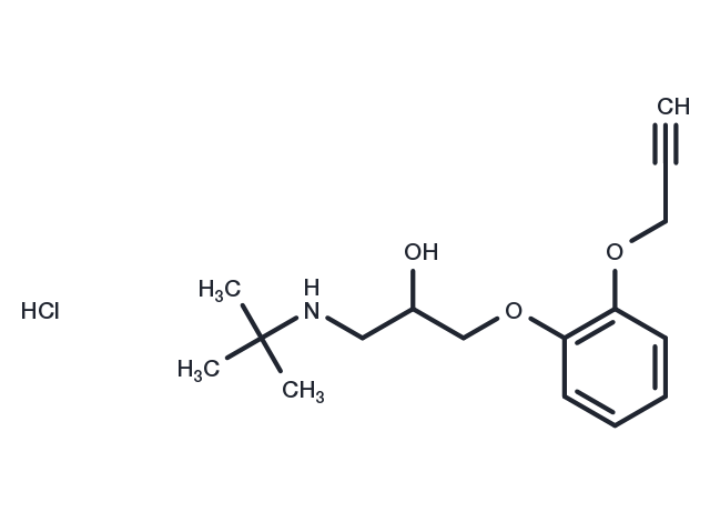 Pargolol hydrochloride Chemical Structure