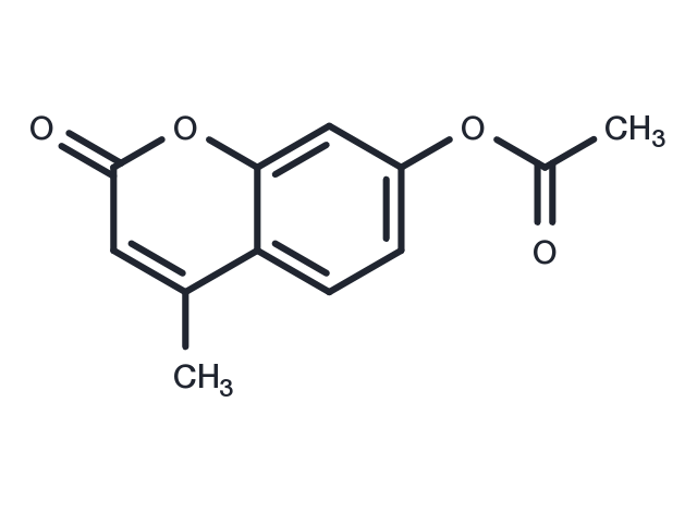 7-Acetoxy-4-methylcoumarin Chemical Structure