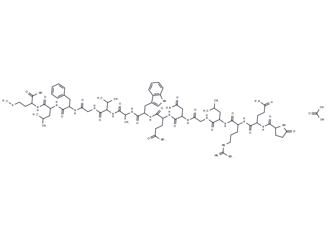 [D-Phe12]-Bombesin acetate Chemical Structure