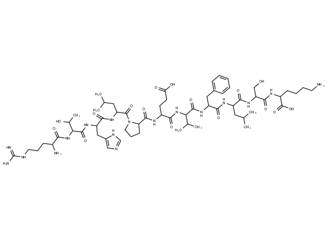 vitamin D binding protein precursor (353-363) [Homo sapiens] Chemical Structure